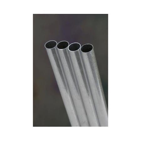 K&S Precision Metals K & S Engineering KPlusS9833 2.5 x 0.225 mm Thin Wall Brass Tube K+S9833